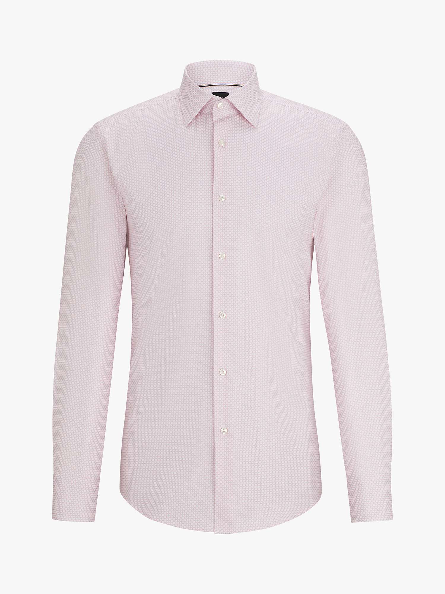 Buy BOSS Slim Fit Shirt, Light/Pastel Pink Online at johnlewis.com