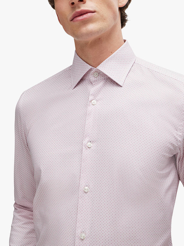 BOSS Slim Fit Shirt, Light/Pastel Pink