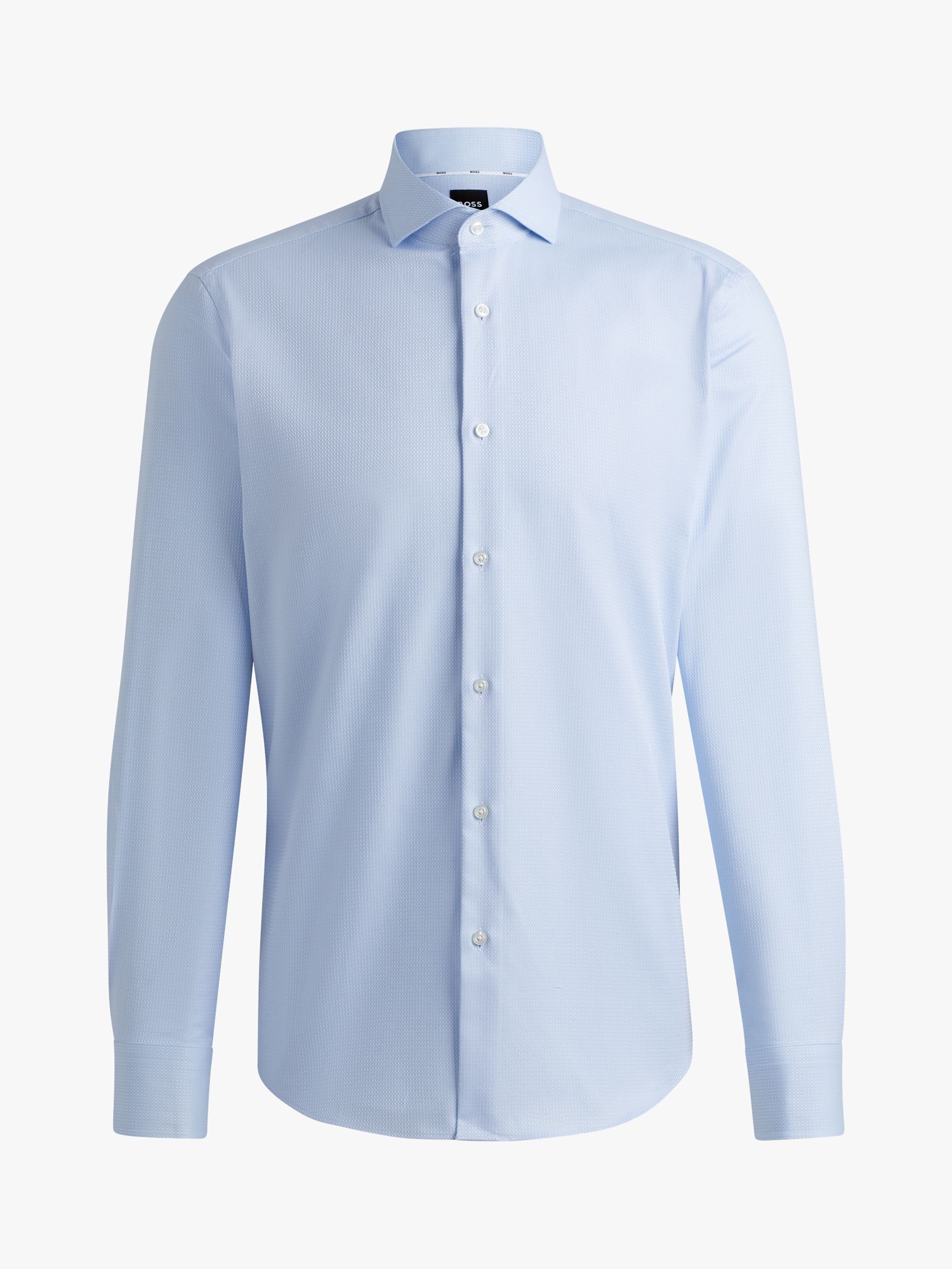 BOSS H-Joe Spread Long Sleeve Shirt, Blue, 17.75L