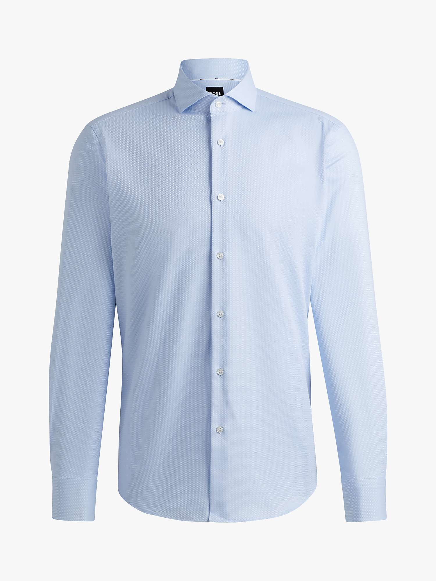 Buy BOSS H-Joe Spread Long Sleeve Shirt, Blue Online at johnlewis.com