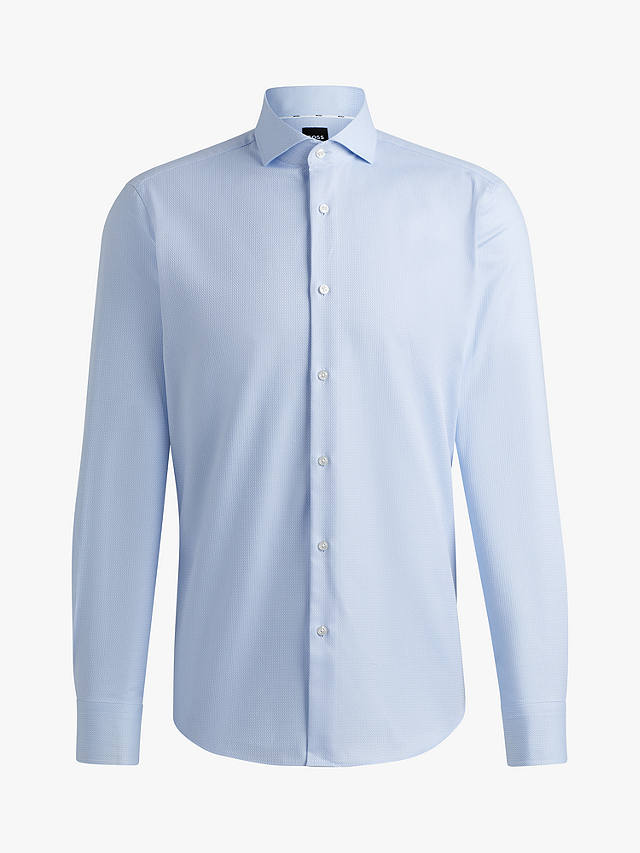 BOSS H-Joe Spread Long Sleeve Shirt, Blue