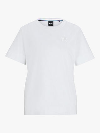 BOSS Elphi Crew Neck Relaxed T-Shirt, White