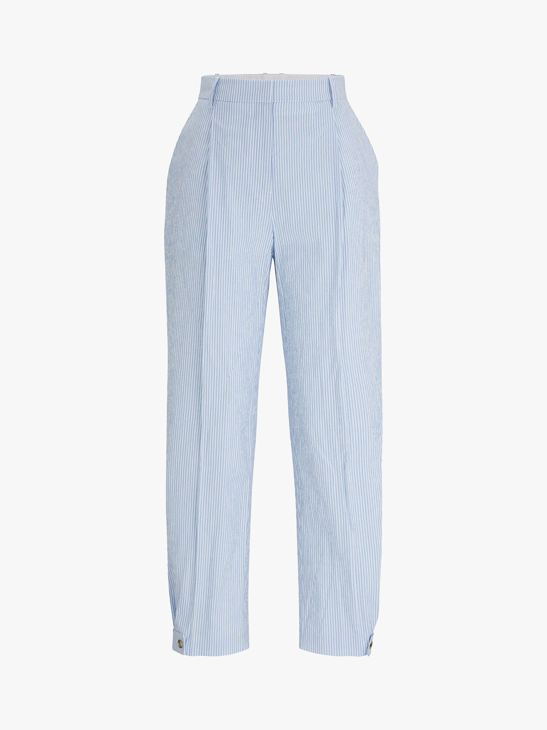 Buy BOSS Tanalie 969 Cotton Blend Trousers, Open Miscellaneous Online at johnlewis.com