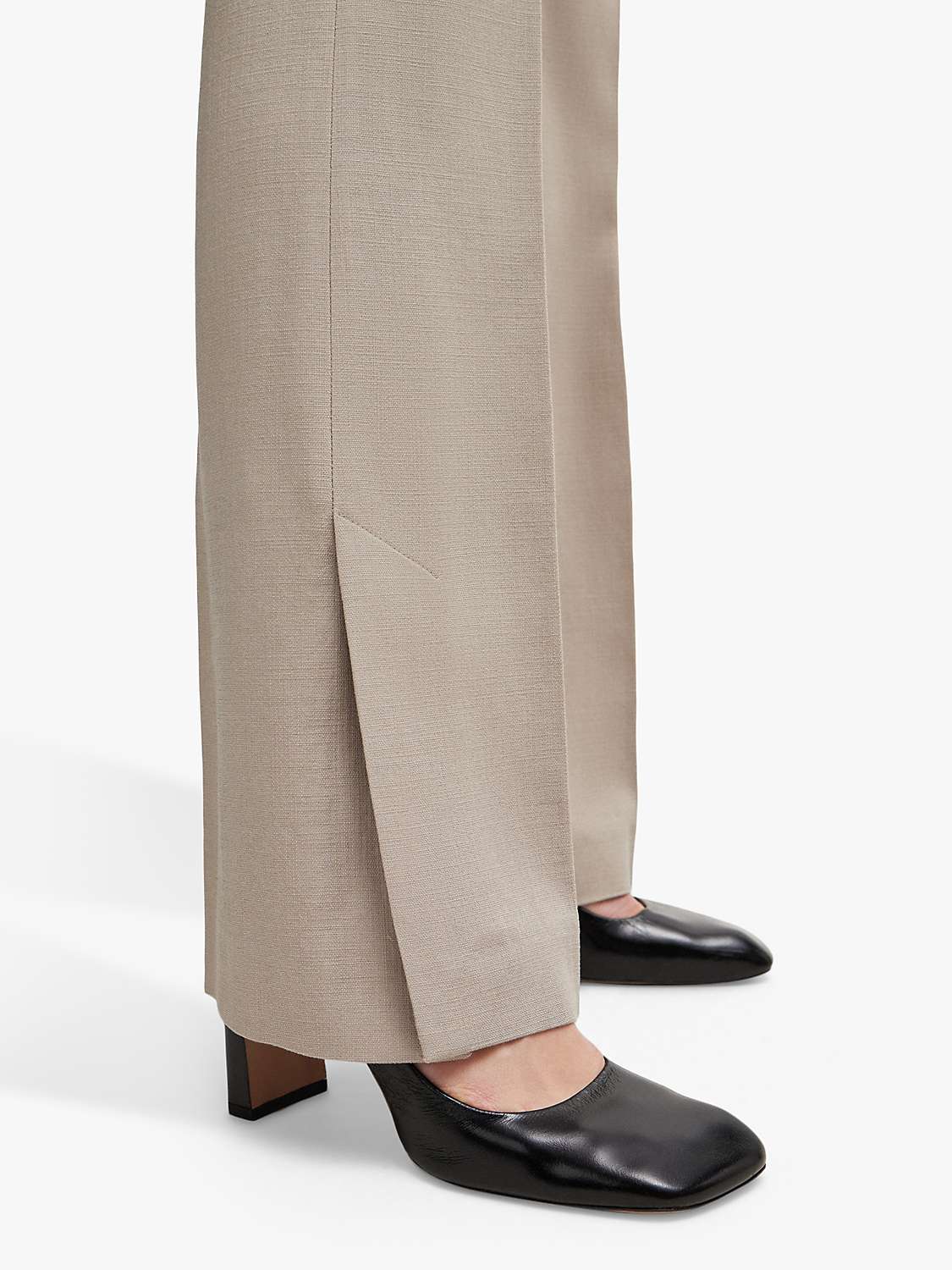Buy BOSS Terela Tailored Suit Trousers, Taupe Online at johnlewis.com