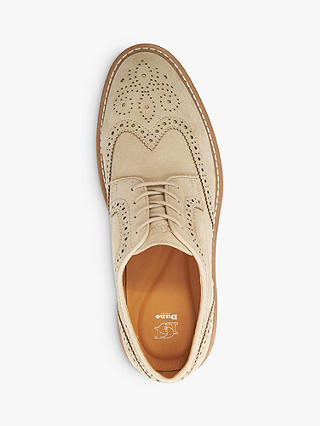 Dune Bronny Suede Brouge Lace Up Shoes, Sand