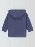 John Lewis ANYDAY Baby Cotton Hoodie, Blue