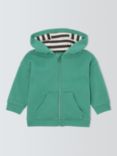 John Lewis ANYDAY Baby Cotton Hoodie, Green