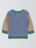 John Lewis ANYDAY Baby Colourblock Knitted Jumper, Multi