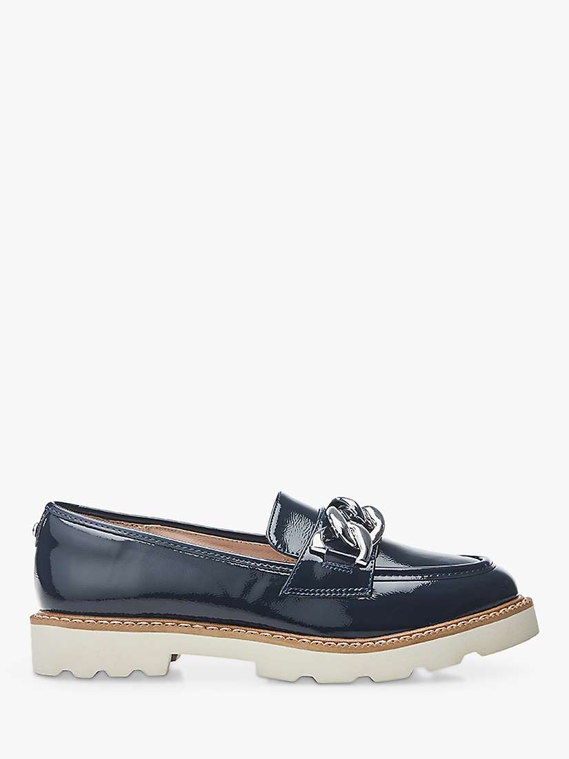 Buy Moda in Pelle Evella Patent Loafers, Navy Online at johnlewis.com