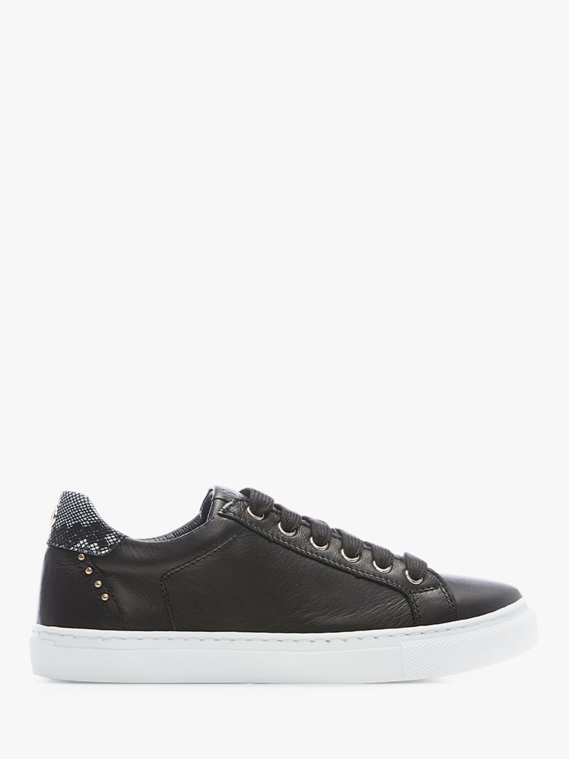 Moda in Pelle Bradd Leather Trainers, Black