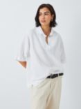 Armor Lux Plain Linen Smock Top, White