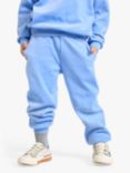 Lindex Kids' Velour Jogger Style Trousers, Light Blue