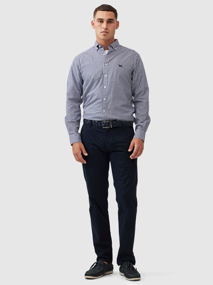 Buy Rodd & Gunn Thomas Road Custom Fit Stretch Cotton Short Leg Length Trousers Online at johnlewis.com