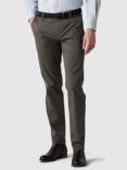 Rodd & Gunn Thomas Road Custom Fit Stretch Cotton Short Leg Length Trousers, Thyme