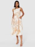 Closet London A-Line Jacquard Midi Dress