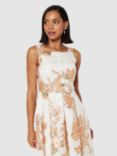 Closet London A-Line Jacquard Midi Dress