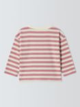 John Lewis ANYDAY Baby Best Friends Striped Top, Pink