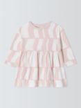 John Lewis ANYDAY Baby Splice Dress, Pink