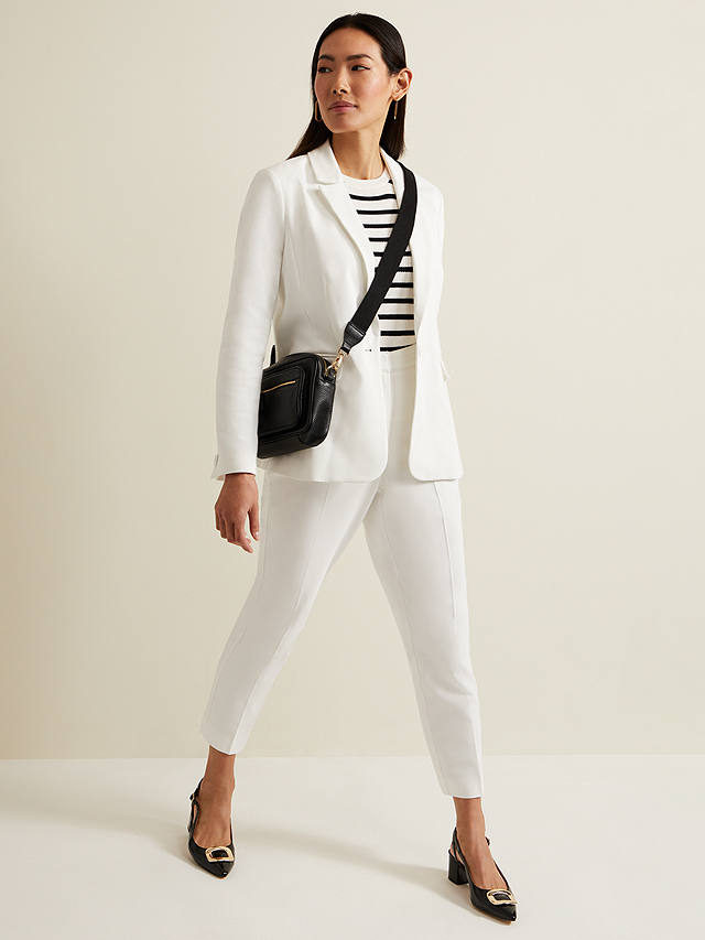 Phase Eight Ulrica Fitted Suit Jacket, White