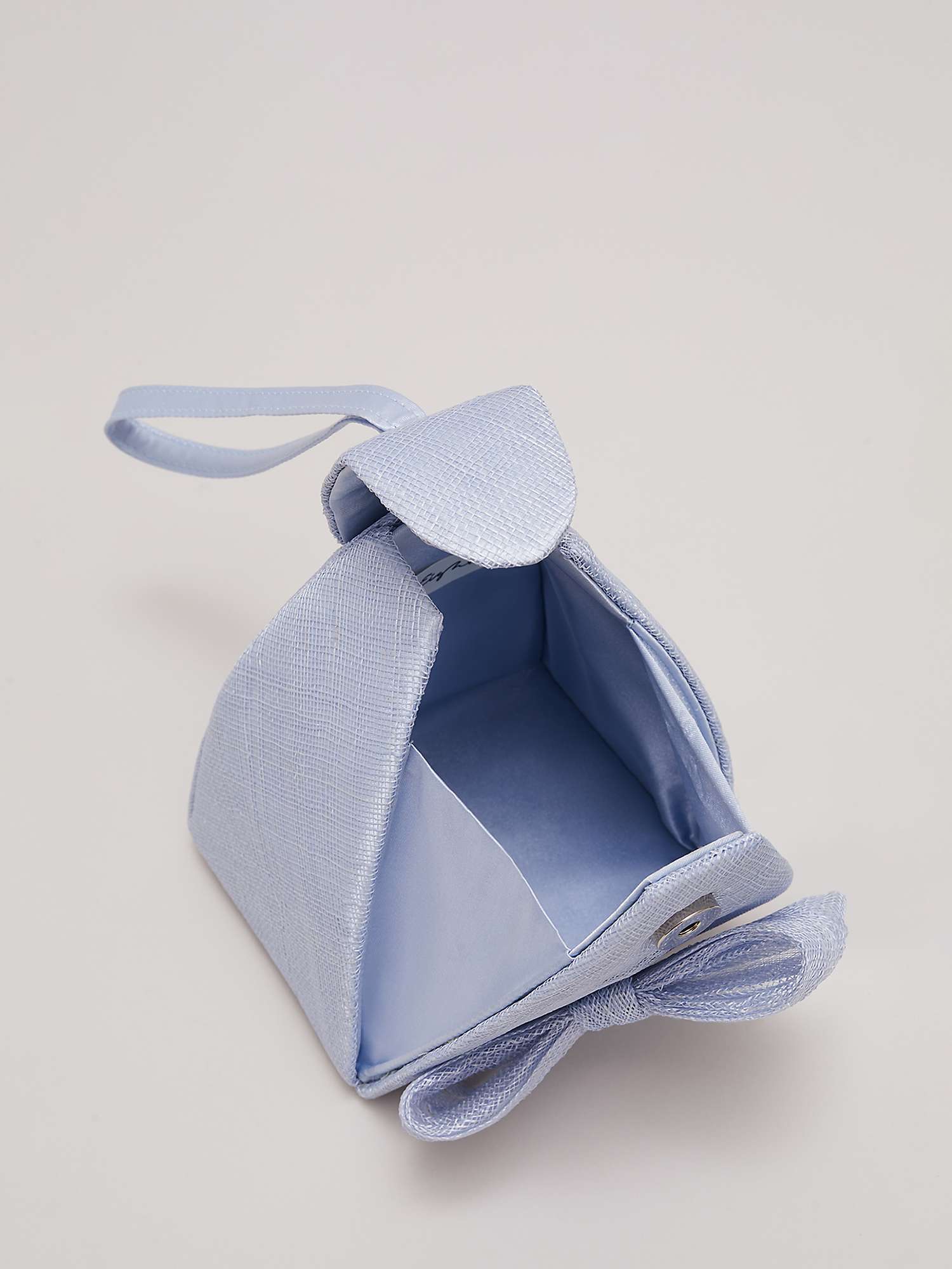 Buy Phase Eight Bow Front Top Handle Bag, Pale Blue Online at johnlewis.com