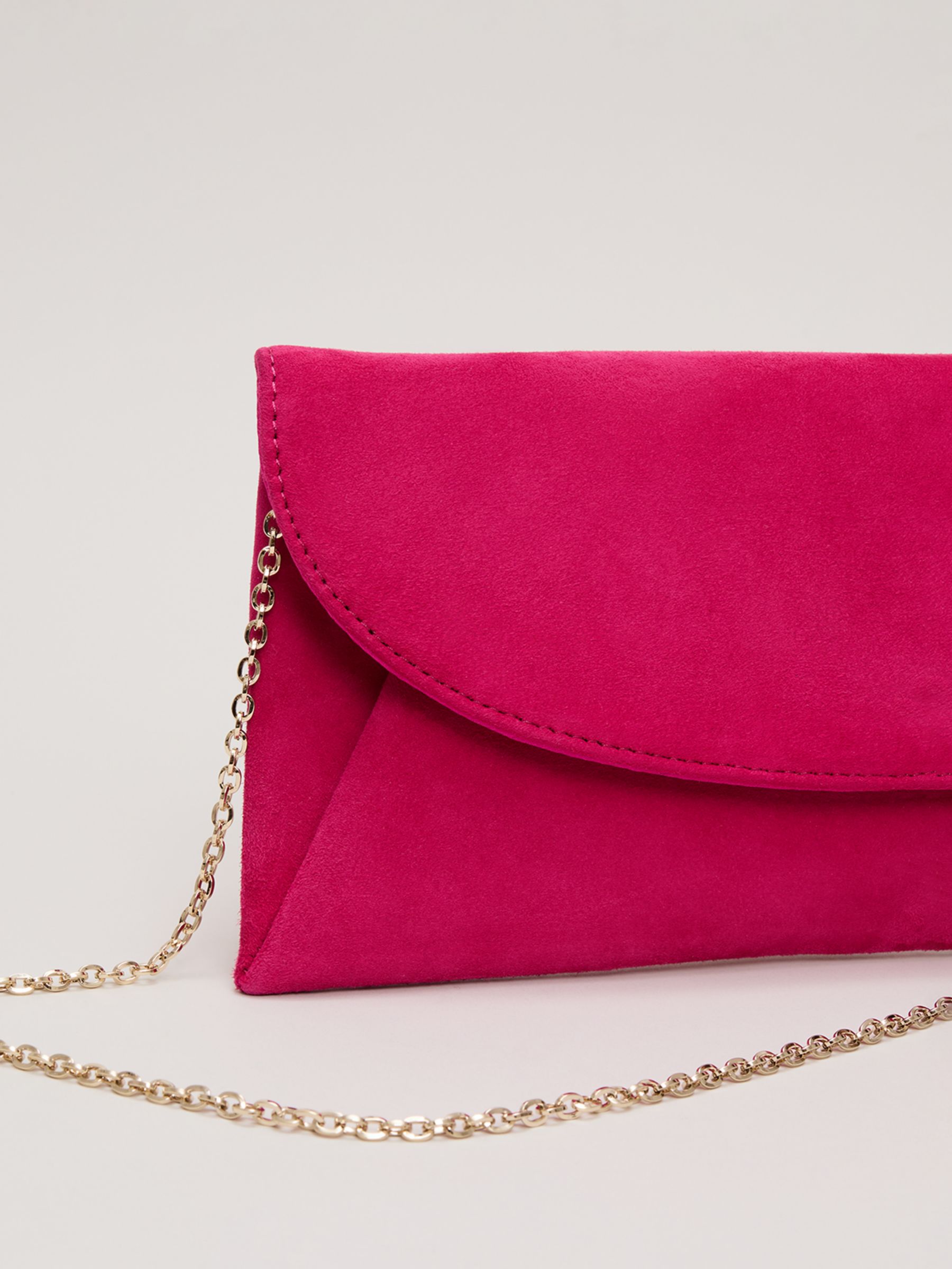 Buy Phase Eight Suede Clutch Bag Online at johnlewis.com