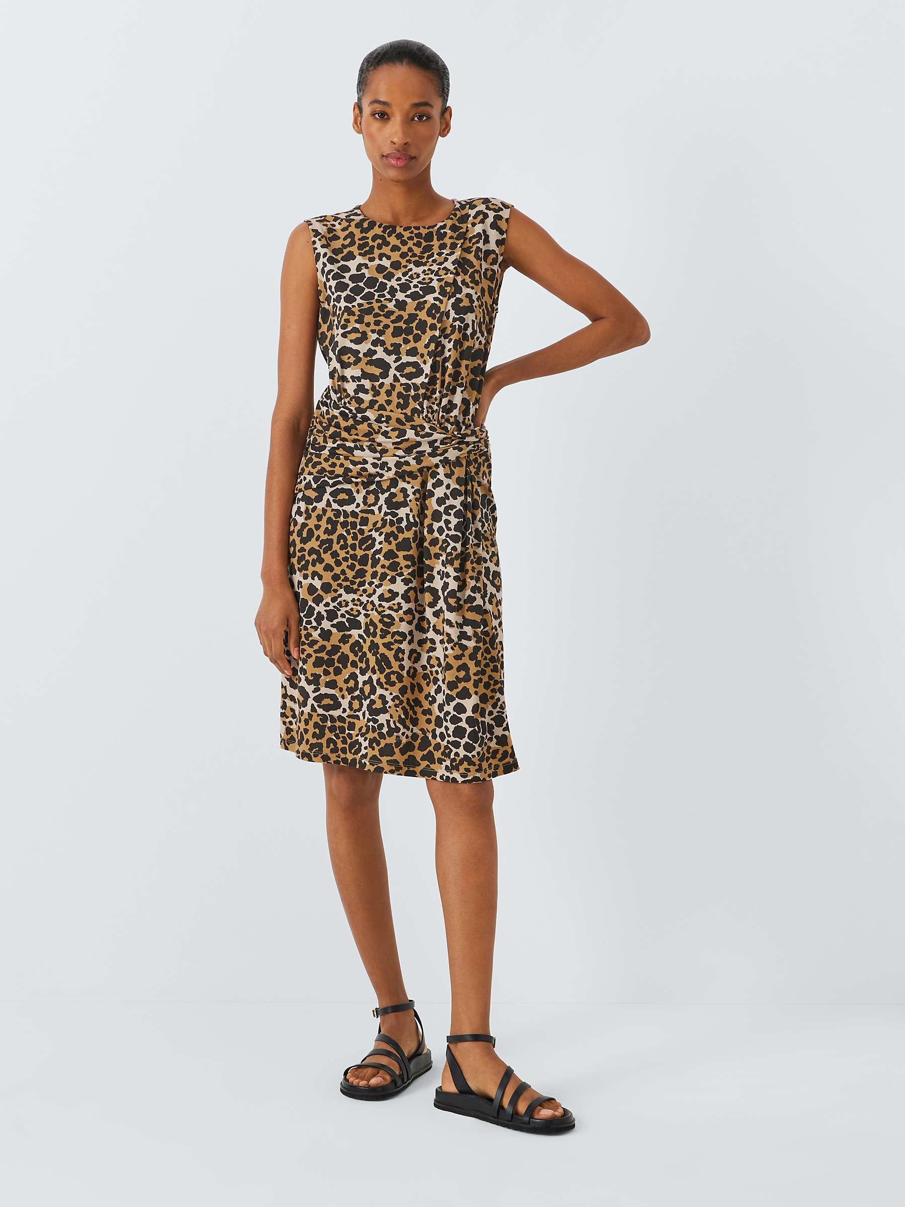 Buy Weekend MaxMara Emblema Leopard Print Dress, Multi Online at johnlewis.com