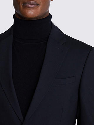Moss x DKNY Wool Blend Slim Fit Suit Jacket, Black