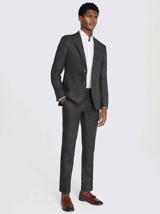 Moss Tailored Fit Linen Suit Jacket, Khaki