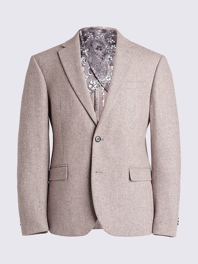 Moss Slim Fit Donegal Tweed Jacket, Beige
