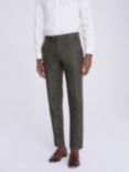 Moss Tailored Fit Linen Trousers, Khaki
