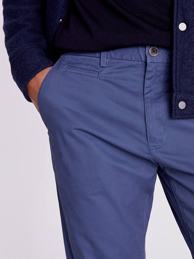Moss Tailored Stretch Chinos, Blue