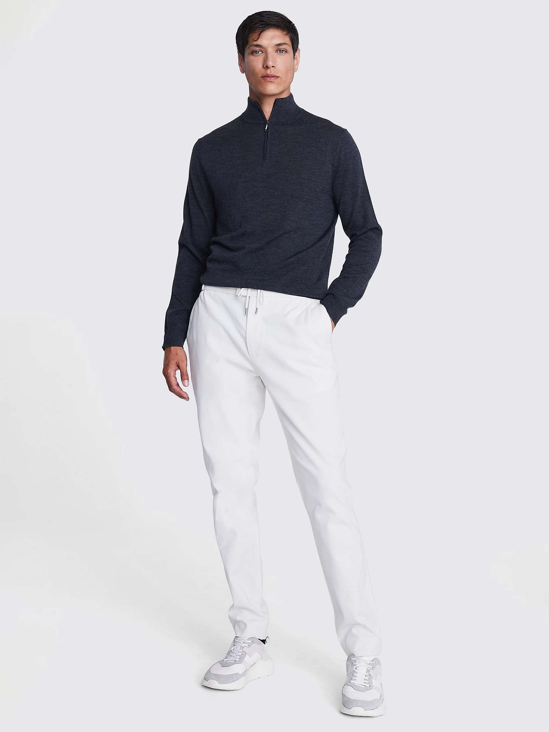 Buy Moss Twill Drawstring Trousers Online at johnlewis.com