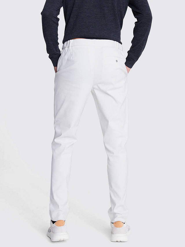 Moss Twill Drawstring Trousers, Off White