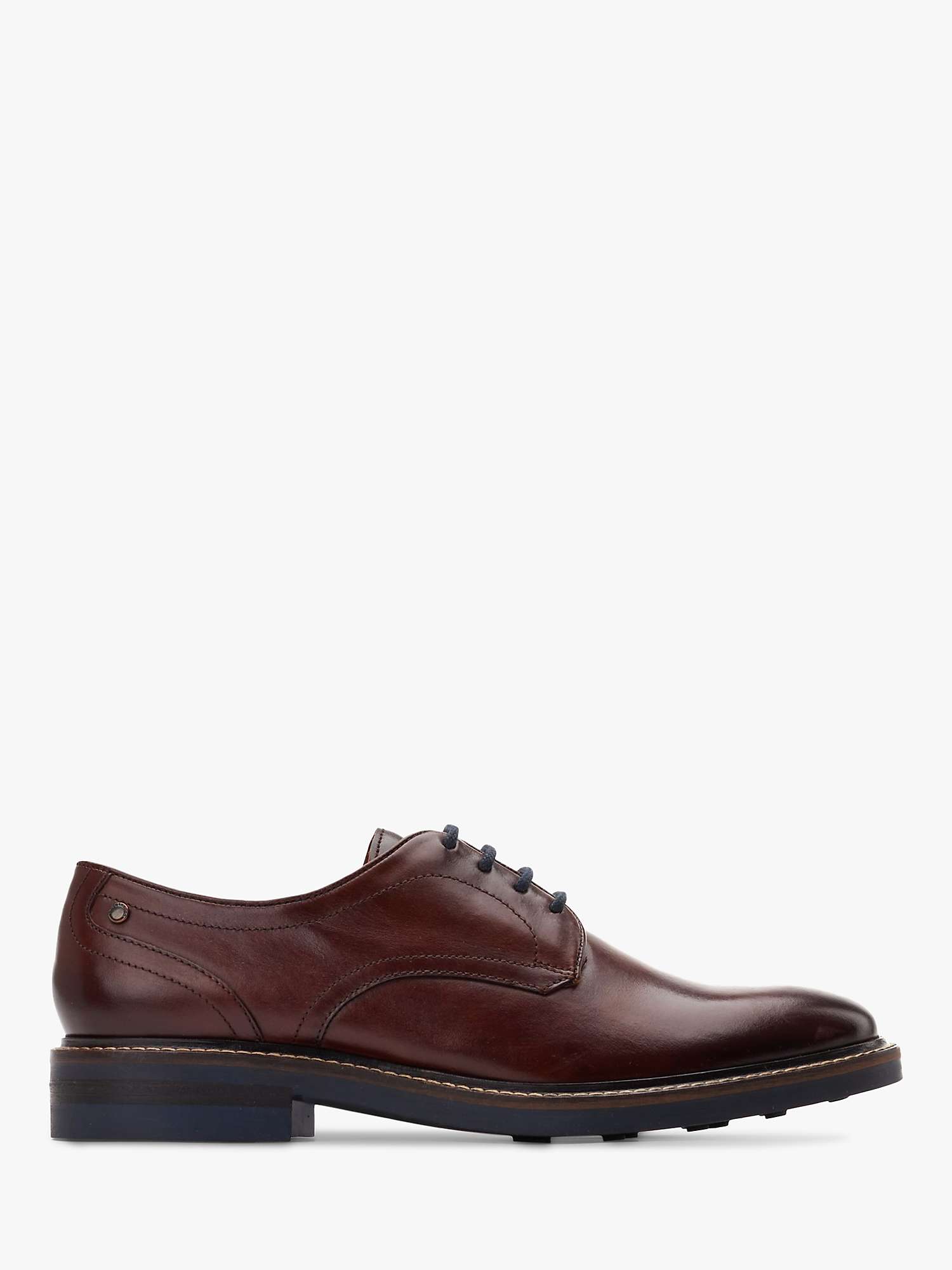 Buy Base London Mawley Chunky Derby Shoe, Brown Online at johnlewis.com