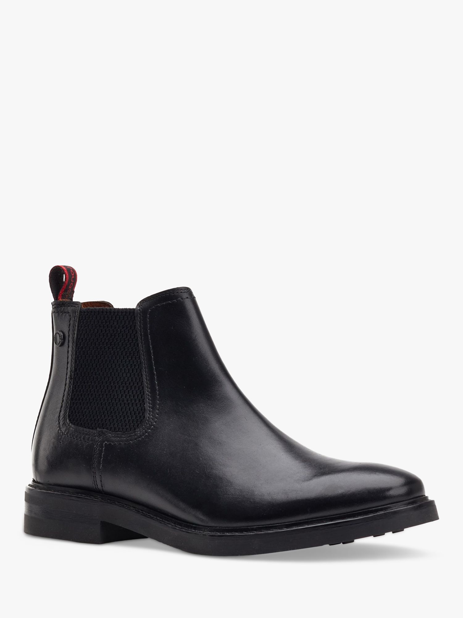 Base London Portland Leather Chelsea Boots, Black