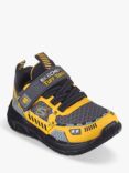 Skechers Kids' Skech Tracks Trainers, Yellow/Charcoal