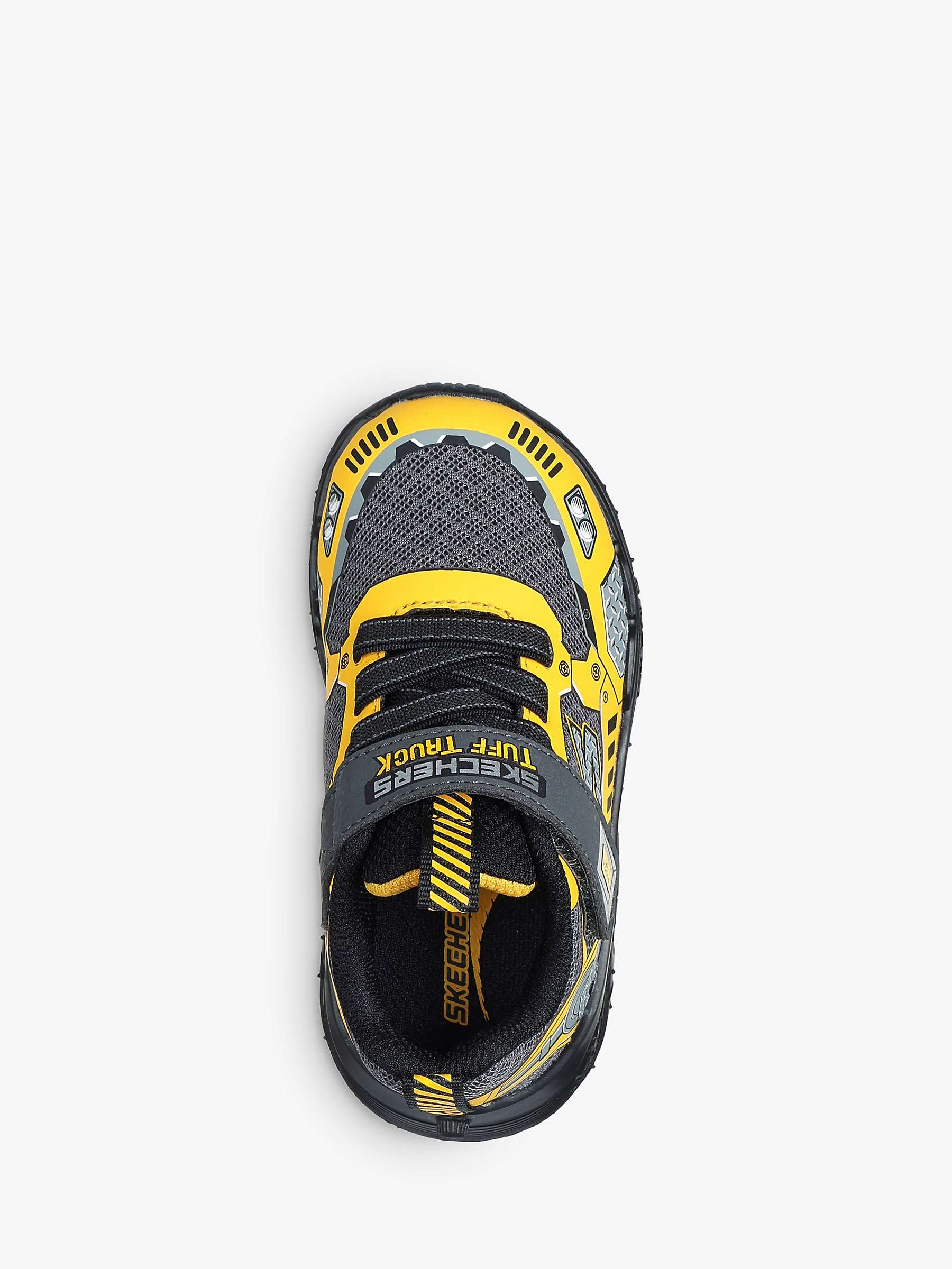 Buy Skechers Kids' Skech Tracks Trainers, Yellow/Charcoal Online at johnlewis.com