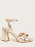 Monsoon Knot Front Sandals, Gold