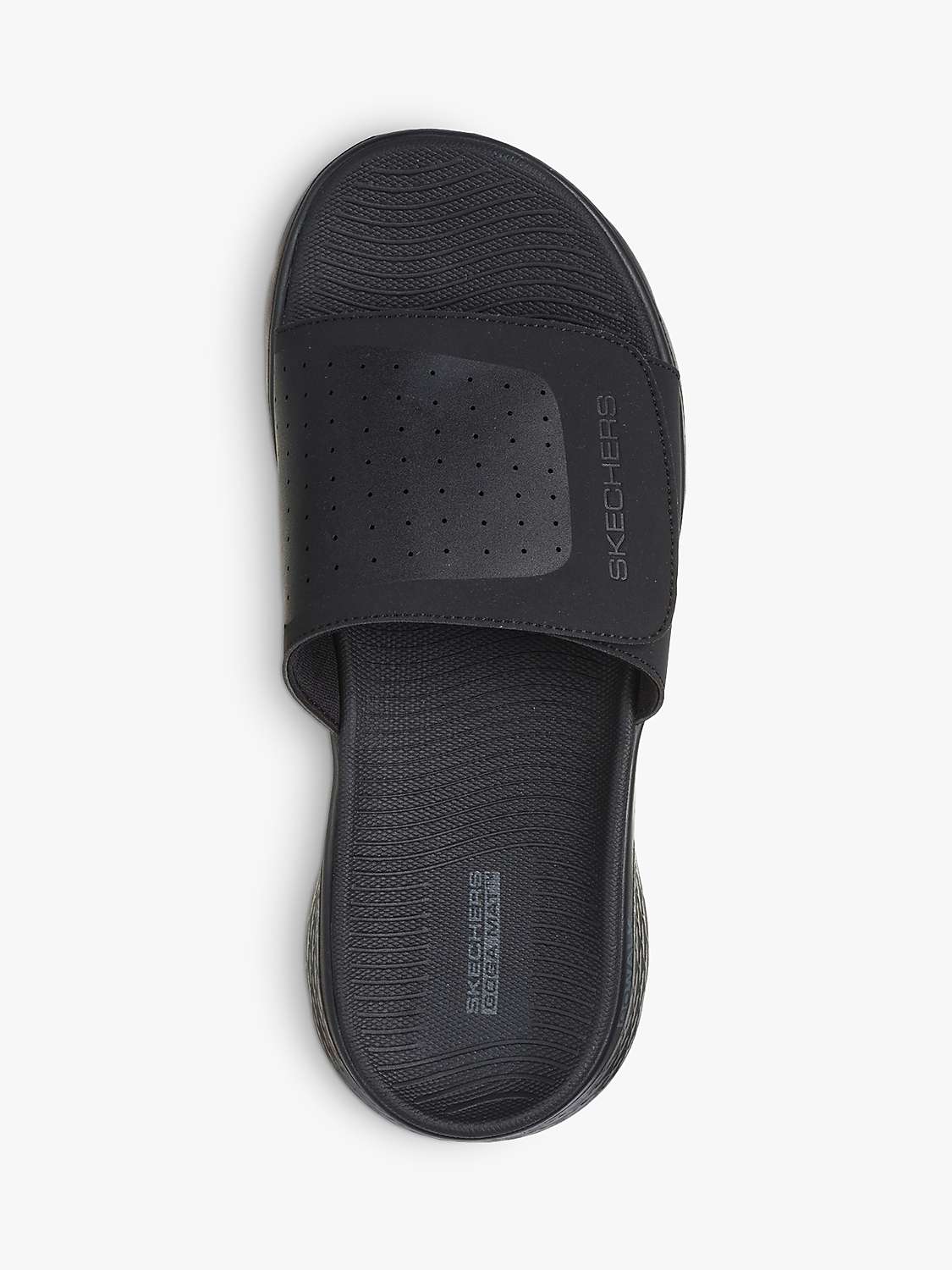 Buy Skechers Go Walk Flex Sandbar Sandal, Black Online at johnlewis.com