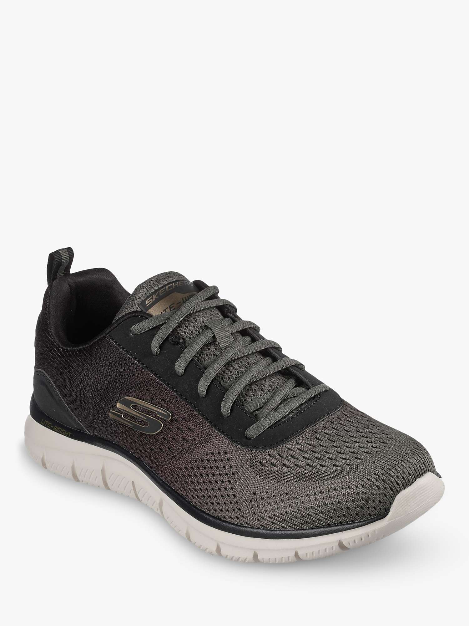 Buy Skechers Track Ripkent Trainers, Olive Online at johnlewis.com