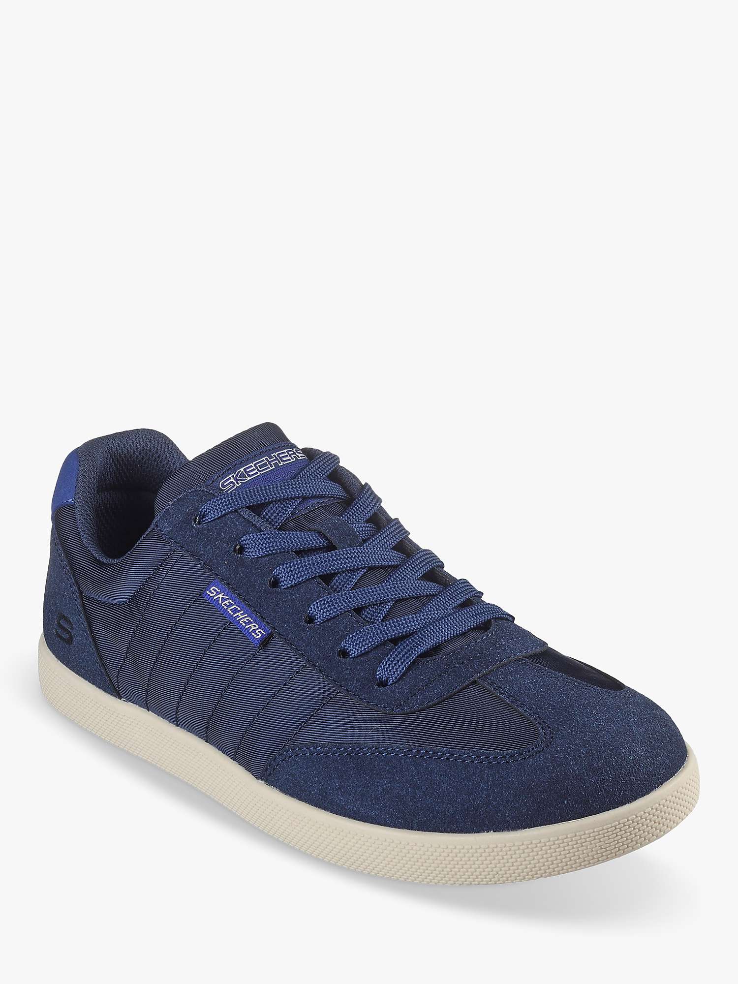 Buy Skechers Placer Vinson Lace-Up Trainers, Navy Online at johnlewis.com