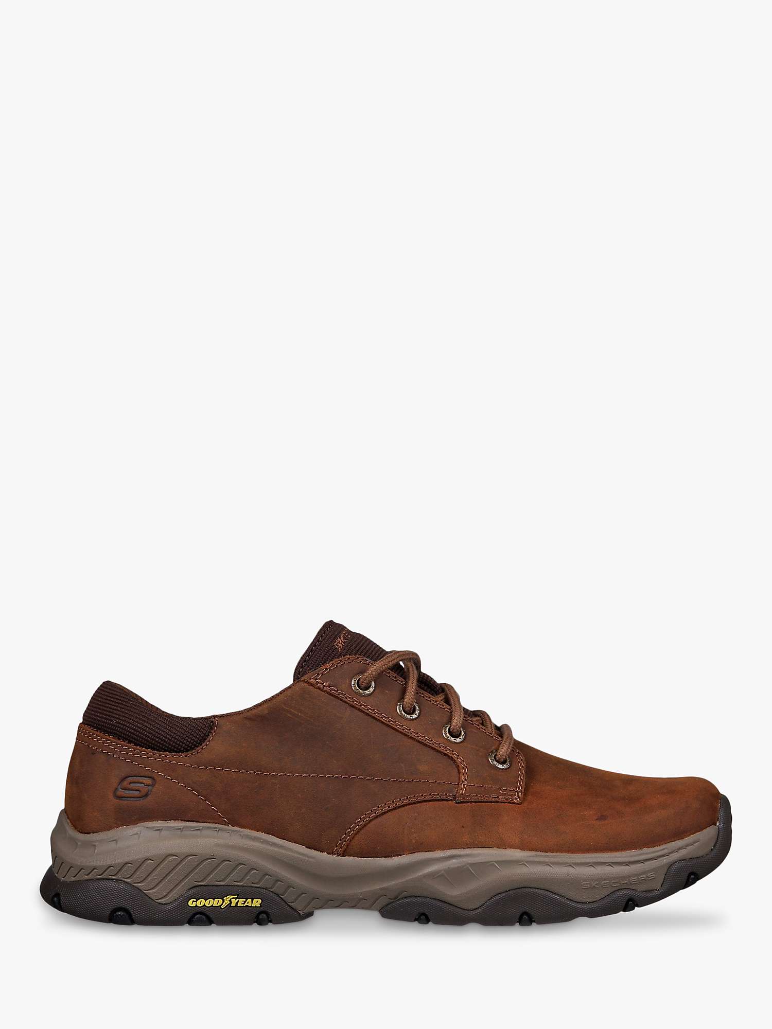 Buy Skechers Relaxed Fit Craster Fenzo Shoes, Dark Brown Online at johnlewis.com