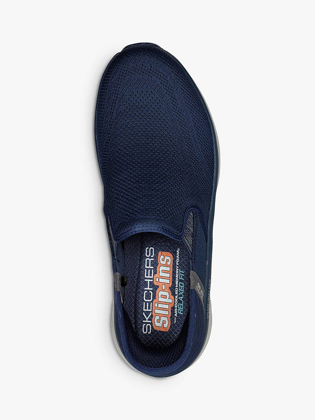 Skechers D'Lux Walker Orford Slip-On Shoes, Navy