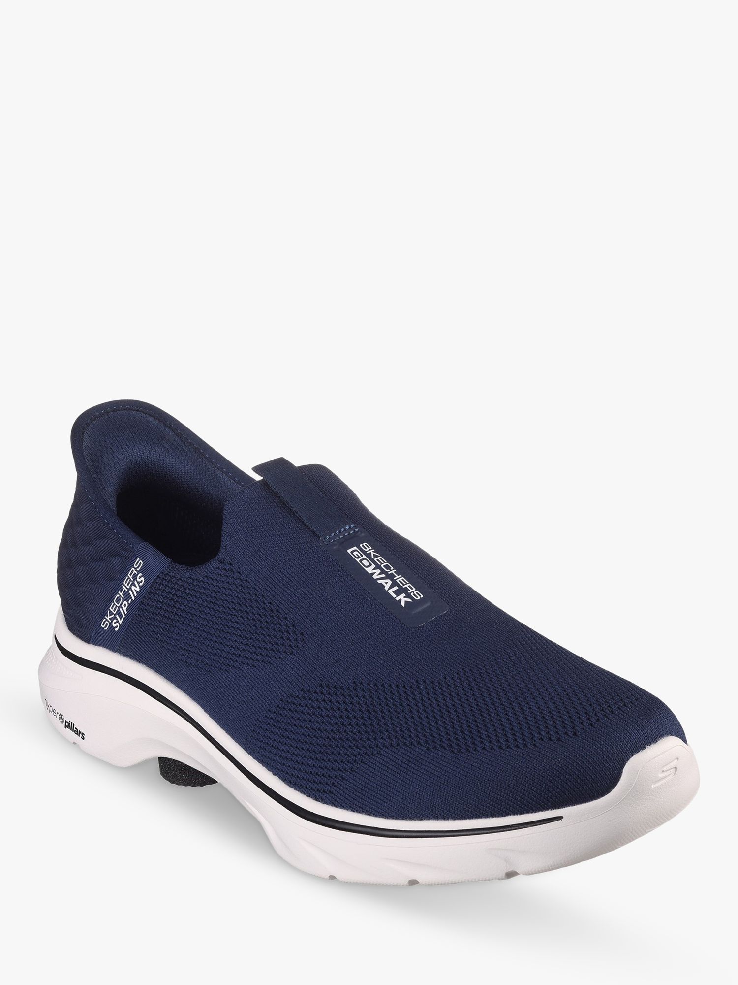 Skechers Go Walk 7 Easy On 2 Trainers, Navy at John Lewis & Partners