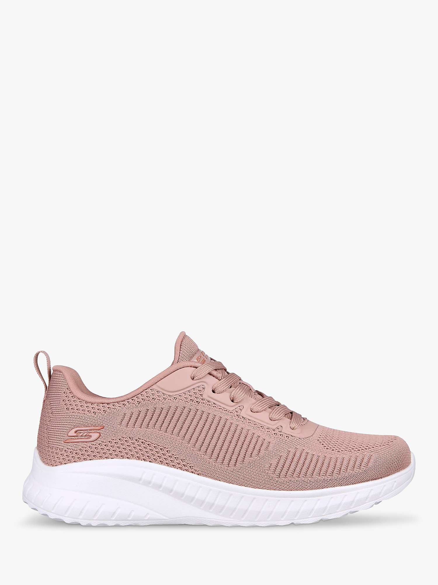 Buy Skechers Bob Squad Chaos Face Off Trainers, Pink Online at johnlewis.com