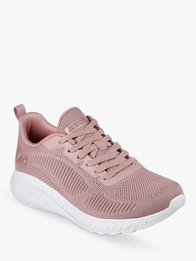 Skechers Bob Squad Chaos Face Off Trainers, Pink