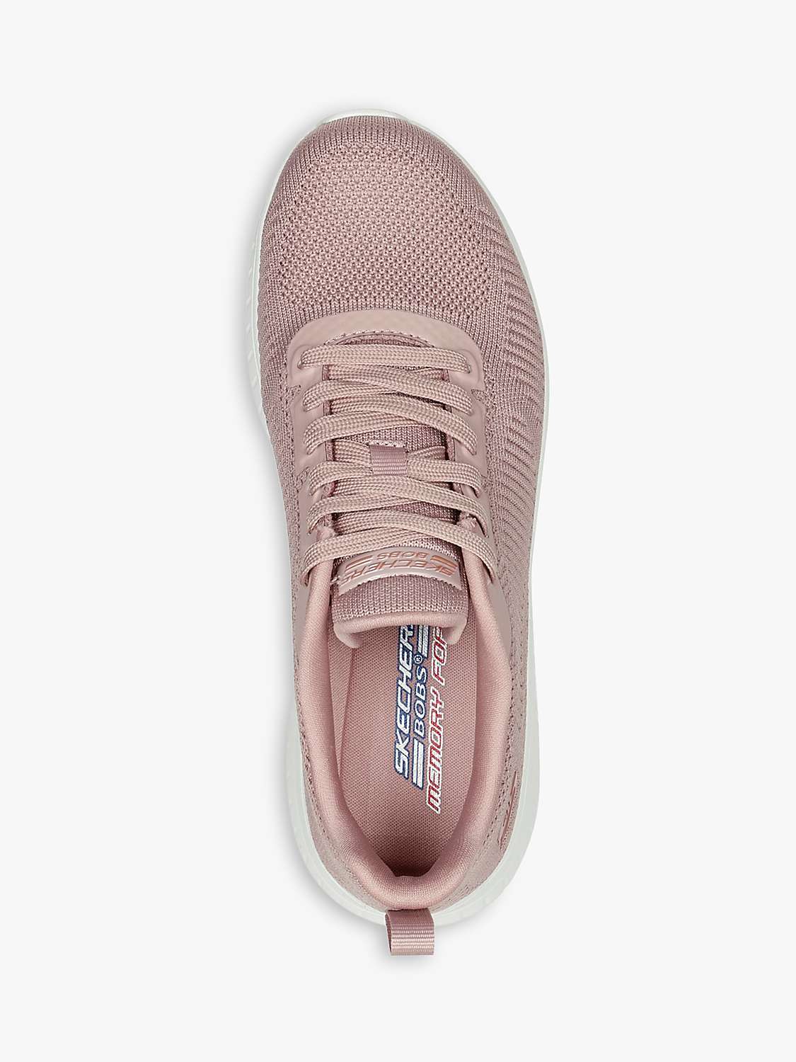 Buy Skechers Bob Squad Chaos Face Off Trainers, Pink Online at johnlewis.com