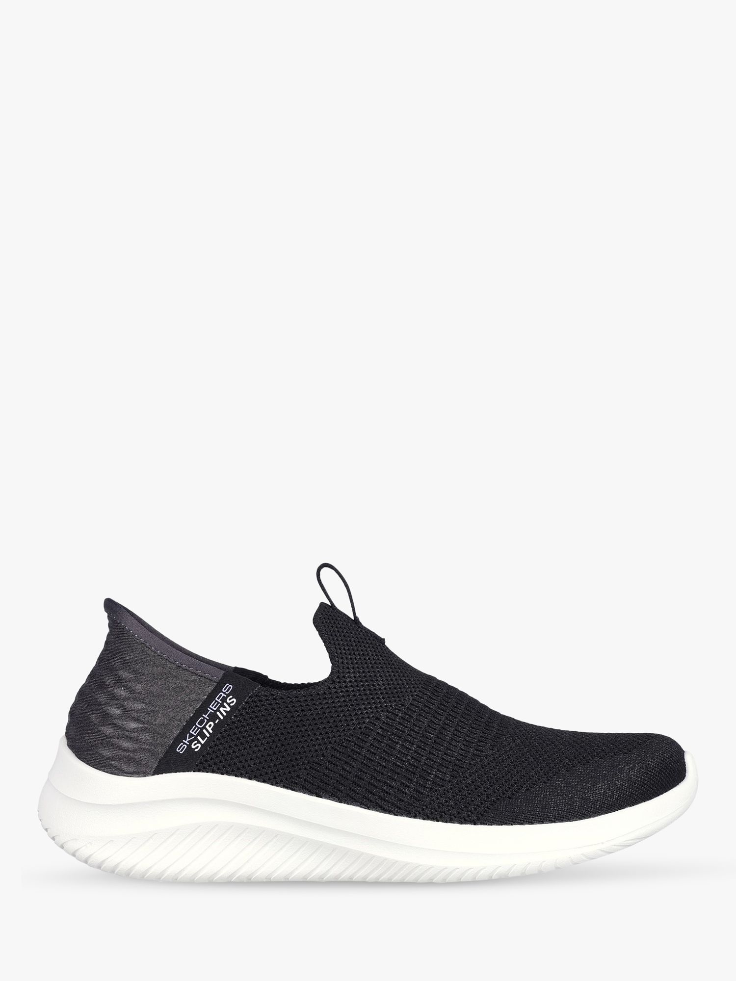 Skechers Ultra Flex 3.0 Smooth Step Sports Shoes, Black/White at John ...