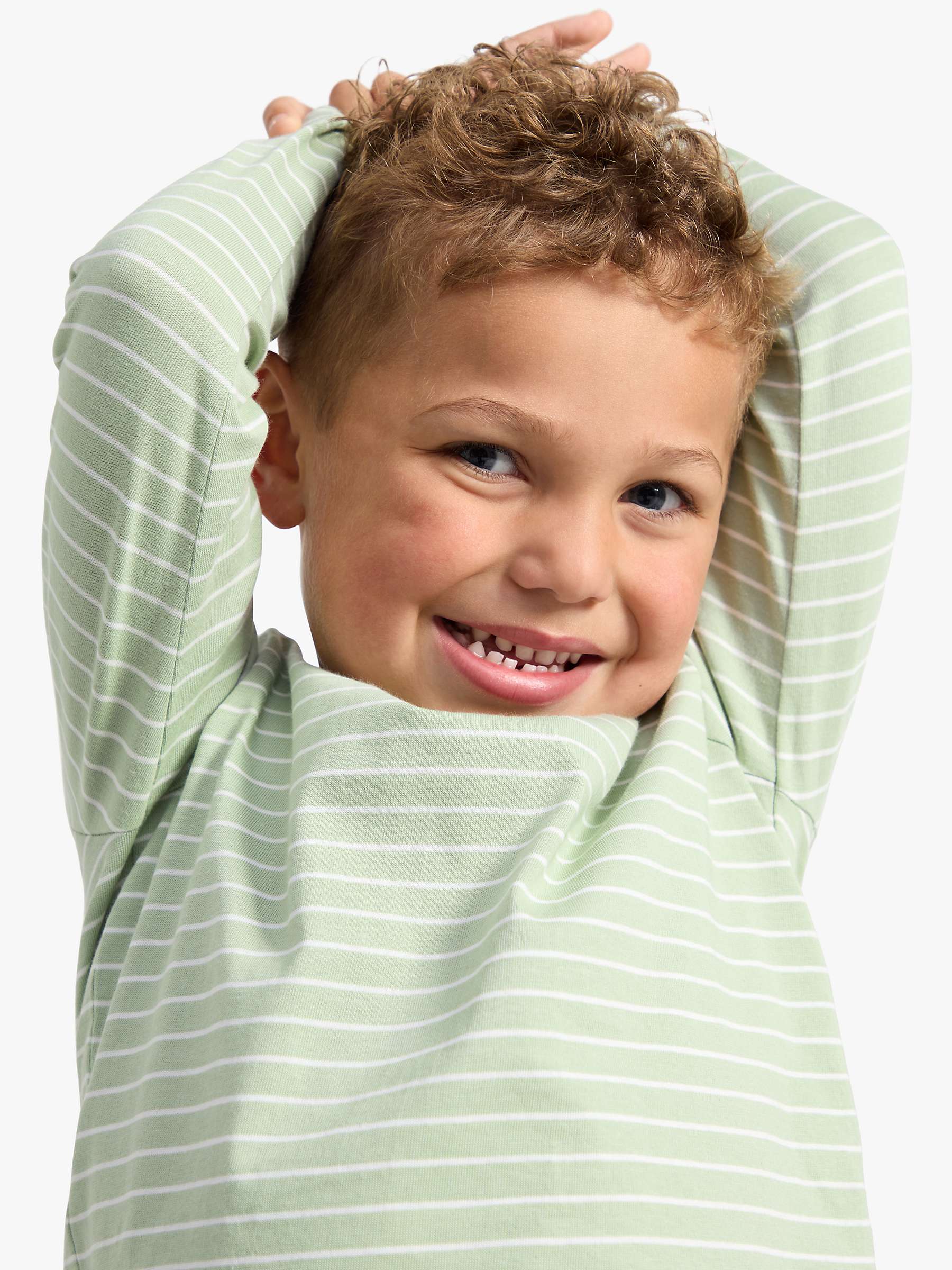 Buy Lindex Kids' Basics Striped Long Sleeve T-Shirt Online at johnlewis.com