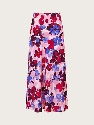 Monsoon Vittoria Floral Midi Skirt, Multi